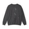 Crewneck Sweatshirt — Abstract Dot Art Female Silhouette Graphic