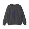 Crewneck Sweatshirt — Abstract Dot Art Female Silhouette Graphic