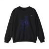 Crewneck Sweatshirt — Abstract Dot Art Female Silhouette Graphic