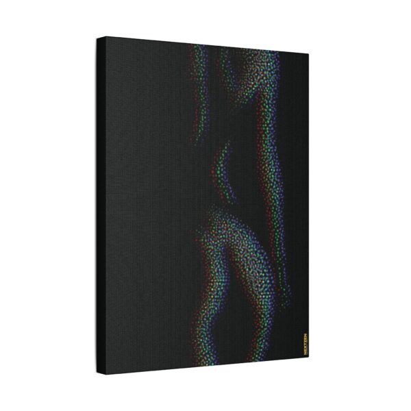 Sensual Satin Canvas Art Print, Abstract Wall Decor, Modern Home Decor, Unique Gift for Art Lovers, Contemporary Artwork, Bedroom Decoration