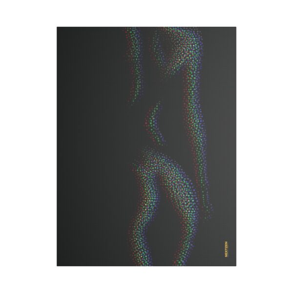 Sensual Satin Canvas Art Print, Abstract Wall Decor, Modern Home Decor, Unique Gift for Art Lovers, Contemporary Artwork, Bedroom Decoration